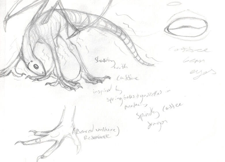 Alternate Espresso dragon design